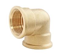 SOMATHERM FOR YOU //2674-12 YOU-90° Brass Elbow Female, Grey, Double Femelle 12/17