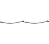 SOMATHERM FOR YOU 2985-01 Flex sani DN8-30cm MF15 / 21 Connection Hose Health Male nut to Right Female 15/21 (1/2) -Length 30 cm-DN8, Gray, 300mm-DN8 (Pack of 2)