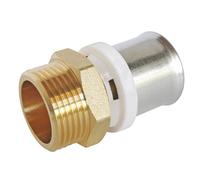 SOMATHERM FOR YOU 3540730001610 RACC 3/4 MC D26 Fit in Tube Diameter 26 mm Multilayer Crimping - Male Law 20/27 (3/4 Inch), None