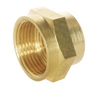 SOMATHERM FOR YOU 3540730011893 Sleeve DF Top Residue 1/2-3/8 323 (x2) Reducing Coupling Made of Brass Double Female 15/21-12/17 Bag 2 Parts None