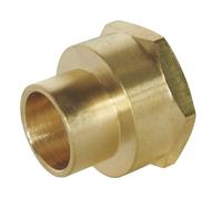 SOMATHERM FOR YOU 3540730012074 F Right Arm AS 14-1/2 Pocket 2 Brass Straight Solder Fitting Female 15/21 for Copper Pipe Diameter Bag of 2 Pieces