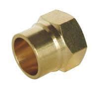 SOMATHERM FOR YOU 3540730012081 F Right Sleeve as 14-3/8 Bag 2 Brass Straight Solder Fitting Female 12/17 for Copper Pipe Diameter Bag of 2 Pieces None