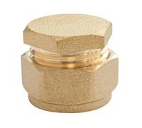 SOMATHERM FOR YOU 3540730013682 Plug TC 18 Bouchon Clamp Ring Brass Copper Pipe Diameter 18 mm None
