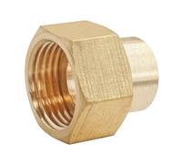 SOMATHERM FOR YOU //358-14-20 Racc.2P Cups, Diameter 14 / Ecr.20/27 Soldering Copper Fitting Diameter 14 Straight Coupling Nut Rotating Brass 20/27, None