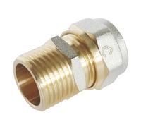 SOMATHERM FOR YOU - / 3716-16-15 Compression Straight Fitting for Multilayer Tube Diameter 16 - Male 15/21 Inch