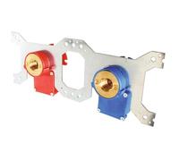 SOMATHERM FOR YOU 3725-16S Installation Set Ø16 Connection kit Dual recessed into a Hollow Wall, for Multi-Layer Tube 16, Gray, Klein