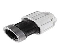 SOMATHERM FOR YOU ///3730-40-33E Conn DRT F33 / 42/40 PE Plast Plastic die Straight Pipe D40 fitting-F33 / 42-Outer clamp, White-Space, WEIBLICH 33/42 (1" 1/4)