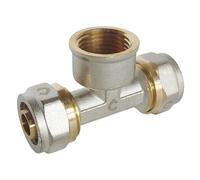 SOMATHERM FOR YOU - / 3773-16-15 - Compression Piece for Pipes Diameter 16 Multilayer - Female 15/21 Inch (1/2 Inch) in Centre: Diameter 16 -F15 / 21-Ø16