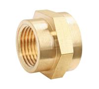 SOMATHERM FOR YOU //4360-20-15 Reduction Coupling FF20 / 27-15/21 Made of Brass-Female Double, White-Space, 20/27-15/21