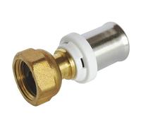 SOMATHERM FOR YOU - / 5703-16-12 - Fitting into Press Pipe Multilayer Diameter 16 - nut Turn Female 12/17 (3/8 inch), Connect a Multilayer Pipe Diameter 16
