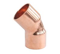 SOMATHERM FOR YOU - Angle Piece Copper Solder 45° - Double Internal Thread - for Copper Pipe Diameter 18 - Bag 2 Parts