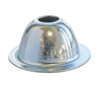 SOMATHERM FOR YOU, Conical Rosette Made of Nickel-Plated Steel, H14 mm, Box of 100 Pieces, Ideal for maintaining a Regular Gap Between Pipe and Wall, 7/150 Thread