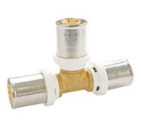 SOMATHERM FOR YOU, Crimp tee for Multilayer Tube Ø16 - Easy and Quick Connection, Compatible with U, H, TH Profiles - NF 545 Standard - Sealing Safety and Visual Inspection
