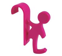 SOMATHERM FOR YOU, Decorative Pink Round Tube Towel Rail Hook - Stylish Radiator Hanging Accessory - Ideal for a Touch of Style and Comfort in Your Bathroom