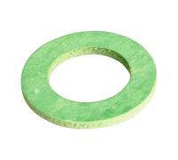 SOMATHERM for You, Pack of 10 Green Fibre Seals 15/21 - Waterproof for Vibration, Extreme Temperature and High Pressure Installations up to 100 Bar
