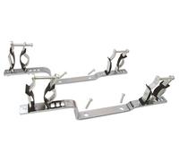 SOMATHERM FOR YOU, Set of 2 Metal Brackets with Insulation for Collectors, Suitable for 20/27, 26/34 and 33/42 - Ideal for hot and Cold Water installations