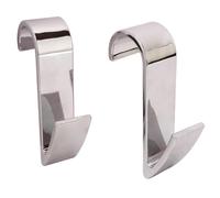 SOMATHERM FOR YOU - SRDC - Set of 2 Hooks for Towel Dryer in Chrome-Plated Round Tube