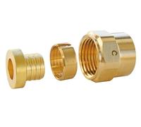 SOMATHERM FOR YOU - Straight Screw Connection (Screw) for The Pipe for Ø20 - Female Throwing nut 20/27 (3/4 inch)