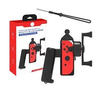 Somatosensory Game Handgrip Controller Holder Fishing Rod Hand Grip 360 Degree Rotation Rotors Part for Switch Left and Right Small Gaming Handles for Switch /