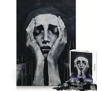 Somber Reflection 1000 Piece Jigsaw Puzzle for Teenagers Fine Logic Toy Relaxing Fun Neat Edge Wall Art Decor (38x52cm)