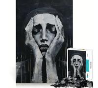 Somber Reflection 1000 Piece Jigsaw Puzzle for Teenagers Fine Logic Toy Relaxing Fun Neat Edge Wall Art Decor (38x52cm)