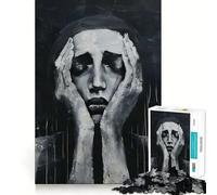Somber Reflection 1000 Pieces Jigsaw Puzzles for Adults Mental Logic Toy Serene Time Firm Cut (38x26cm)