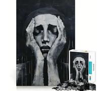 Somber Reflection Jigsaw Puzzles for Adults1000 Pieces Smart Game Quiet Calm Pattern Assembly Amazing Present (50x75cm)