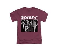 Sombr. Novelty Iconic Trendy Cool Viral pop Tee T-Shirt Funny Unisex T Shirt Top Maroon