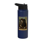 Sombra Tarot Card Occult Gothic Aesthetic Stainless Steel Insulated Water Bottle