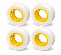 SOMCO - Pack of 4 Magic Tape Refill Rolls - 19 mm x 33 m - Matte Invisible Tape Refills - Clear Sticky Tape Adhesive Strips - Suitable for Office, Labelling, Packing and Sealing