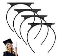 Somcthao Upgraded 4-Pack Graduation-Cap Headband - Secures Your Hair Style, Grad Cap Headband, Graduation Gift