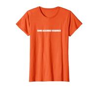 Some Assembly Required T-Shirt, Women, Orange, X-Small
