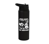 Some Bunny is Going to Be A Big Brother Stainless Steel Insulated Water Bottle