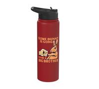 Some Bunny is Going to Be A Big Brother Stainless Steel Insulated Water Bottle