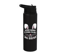 Some Bunny is Going to Be A Big Sister Easter Stainless Steel Insulated Water Bottle