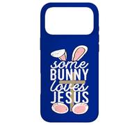Some Bunny Loves Jesus Christian Easter Bunny with Cross Case for iPhone 17 Pro Max