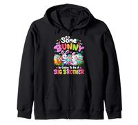 Some Bunny To Be A Big Brother Easter Pregnancy Announcement Zip Hoodie
