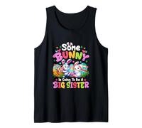 Some Bunny to Be A Big Sister Easter Pregnancy Announcement Tank Top