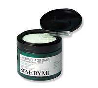 AHA BHA PHA 30 Days Miracle Truecica Clear Pad - 70 Pads, 4.22Oz, 125ml - Mild Exfoliating Low pH Toner Pad for