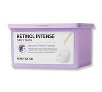 SOME BY MI Retinol Intense Daily Mask - 30 Sheets (11.8 Oz) - Bio Collagen Beauty Face Masks Skincare - Hydrating Overnight Retinal & Retinol Sheet Mask - Vegan-Friendly Glass Skin Korean SiknCare