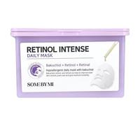 SOME BY MI Retinol Intense Daily Mask - 30 Sheets (11.8 Oz) - Bio Collagen Beauty Face Masks Skincare - Hydrating Overnight Retinal & Retinol Sheet Mask - Vegan-Friendly Glass Skin Korean SiknCare