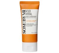 SOME BY MI V10 Hyal Air Fit Sunscreen - 1.69Oz, 50ml - Daily Niacinamide SPF 50 Korean Sunscreen for Face with UV Protection - No White Cast and Eye Irritation for Sensitive Skin - Korean Skin Care