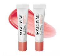 SOME BY MI V10 Hyal Lip Sun Protector 7ml Duo_SPF 15_ Rosy_Holiday Picks Gift Hydrating Lip Balm with Shea Butter,Vitamins and Hyaluronic Acid_Moisture Protection_Reduching Wrinkles_Koeran skincare