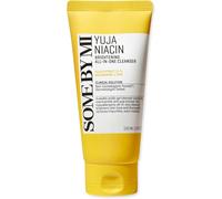SOME BY MI Yuja Niacin Brightening All in One Cleanser 100ml - Korean Skincare Face Wash with Niacinamide & Yuja Extract - Low pH Daily Cleanser for Pores, Sebum Control & Dull Uneven Skin