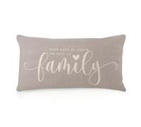 Some Call It Chaos We Call It Family Body Pillow Cover Two-Side Printed 12x20 Linen Aztec Toss Lumbar Throw Pillow Cover Inspirational Heart Warming Quote Rectangular Pillow Cases for Office Car Porch