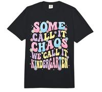 Some Call It Chaos We Call It Kindergarten Comfort Colors Adult Heavyweight T-Shirt