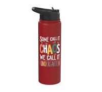 Some Call It Chaos We Call It Kindergarten Stainless Steel Insulated Water Bottle