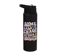 Some Call It Chaos We Call It Kindergarten Stainless Steel Insulated Water Bottle