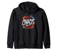 Some Call It Chaos We Call It Middle School Funny Design Zip Hoodie