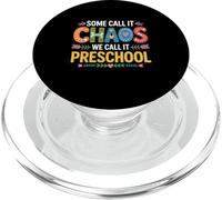 Some Call It Chaos We Call It Preschool Teachers PopSockets PopGrip for MagSafe